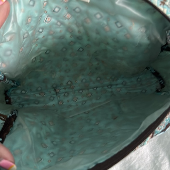 Vera Bradley - large cosmetic bag - Java Blue - Picture 3 of 3